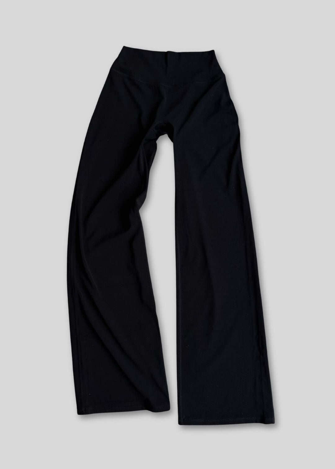 Black wide leg pants tall