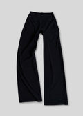 Black wide leg pants tall